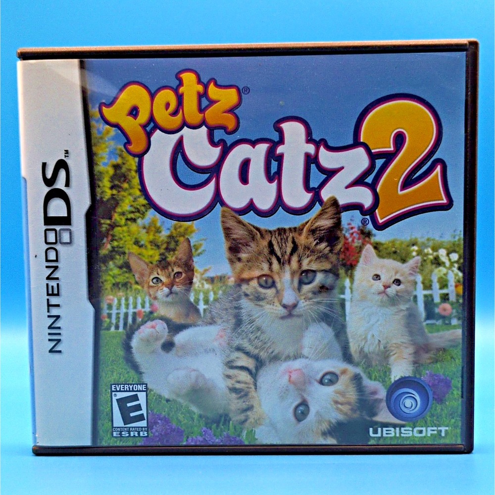 Petz Catz 2 Nintendo DS Game Complete w/ Case Manual Ubisoft E 2007